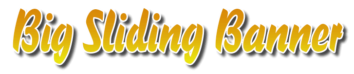 Big Sliding Banner